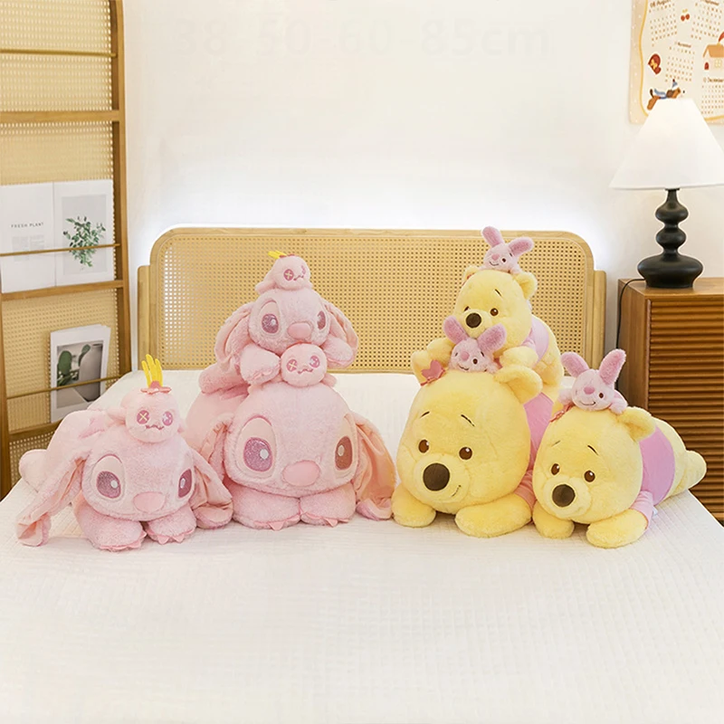 Kawaii Stich плюшевая игрушка милый стежок и Винни Пух мягкая кукла длинная подушка мягкий приятный детский подарок на день рождения и Рождество для девочек
Kawaii Stich плюшевая игрушка милый стежок и Винни Пух мягкая кукла длинная подушка мягкий приятный детский подарок на день рождения и Рождество для девочек