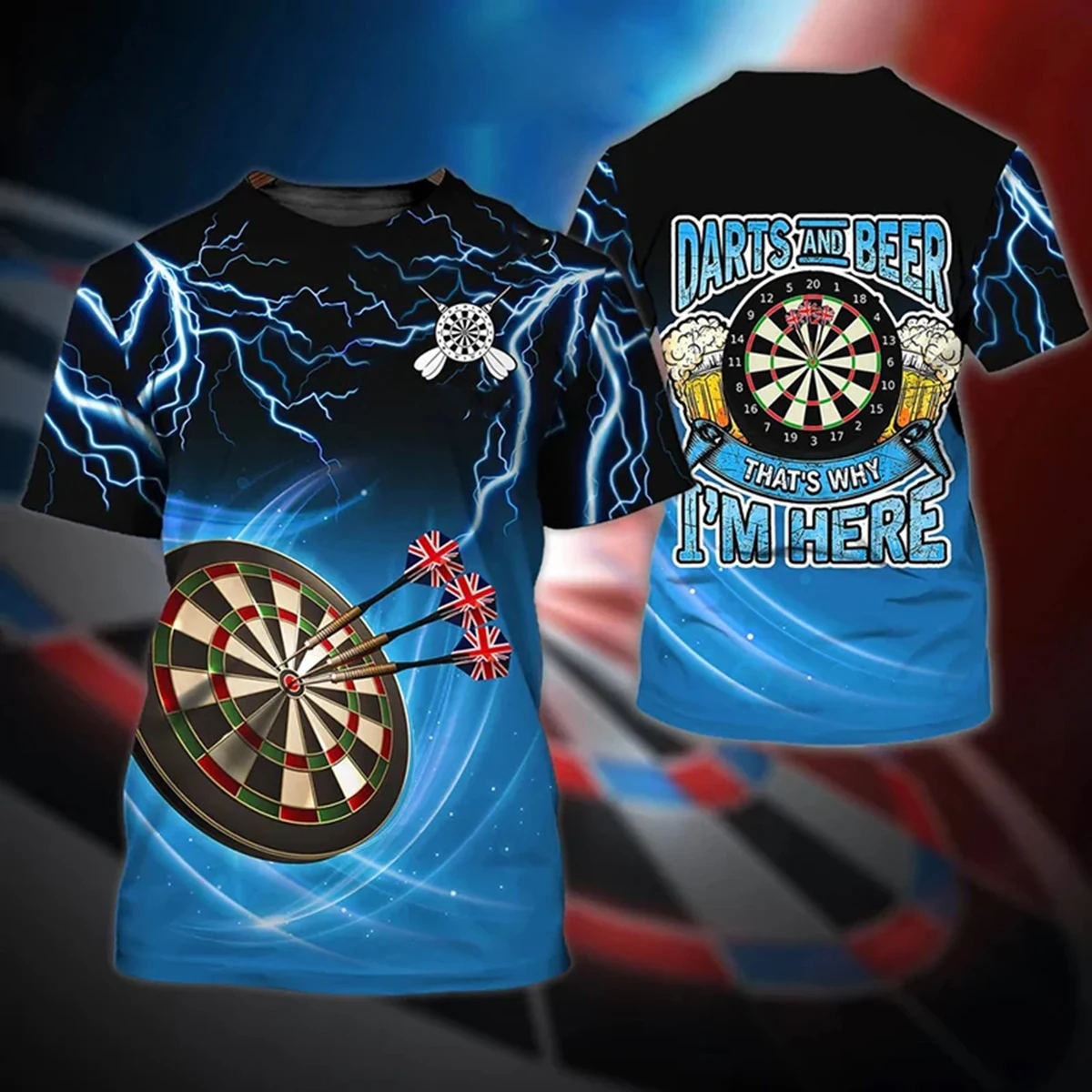 Cool Darts & Beer 3D Printed Tee - Harajuku Street Style for Men, O-Neck Short Sleeve Summer Fashion Top
Cool Darts & Beer 3D Printed Tee - Harajuku Street Style for Men, O-Neck Short Sleeve Summer Fashion Top