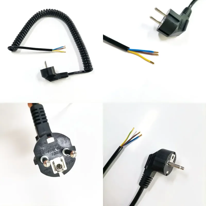3 Cores 1mm2 Retractable PU Coiled Flexible Extension Spiral Cable Power Cord EU Plug PVC for Building Industrial Auto Use
3 Cores 1mm2 Retractable PU Coiled Flexible Extension Spiral Cable Power Cord EU Plug PVC for Building Industrial Auto Use