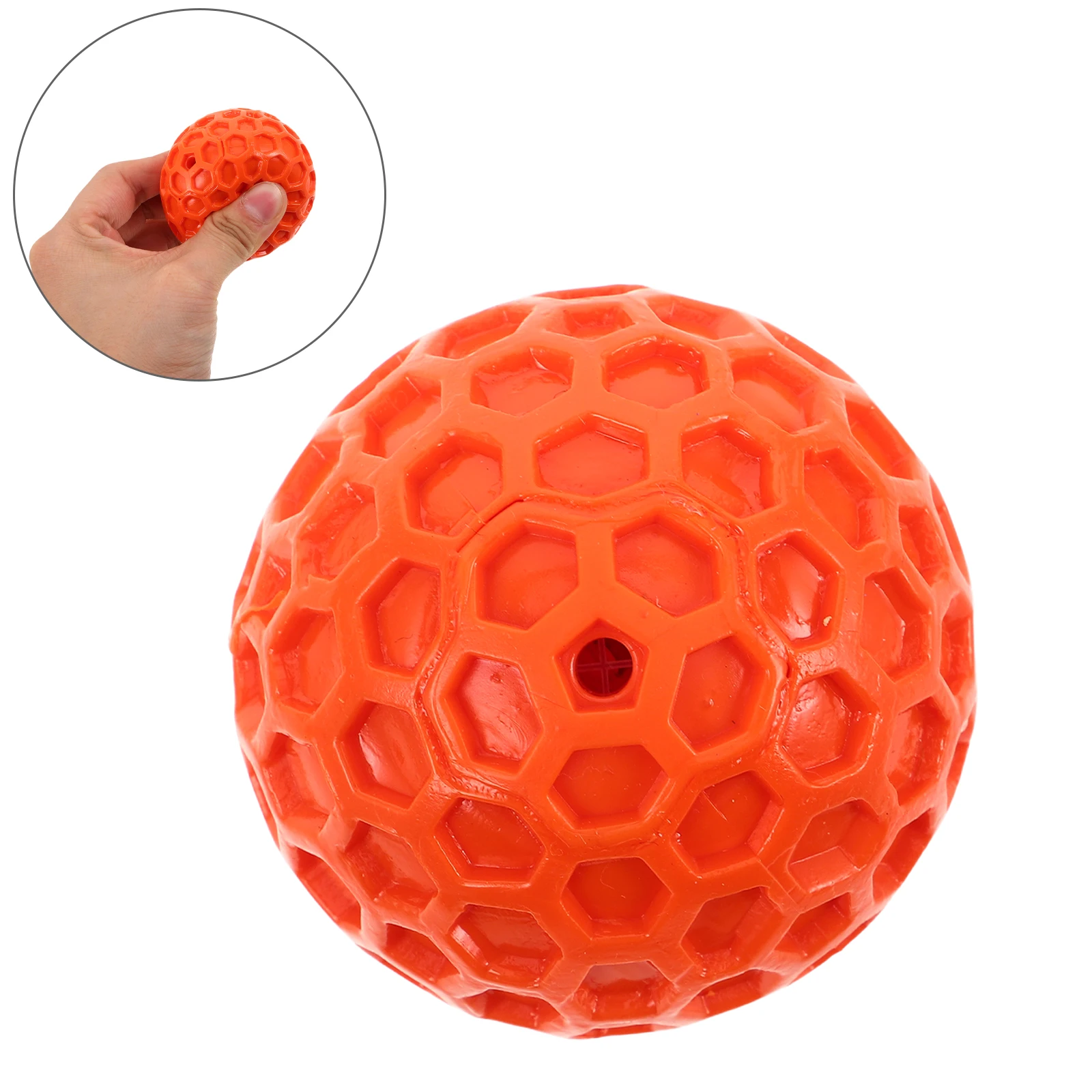 Dog Ball Soft Rubber Squeaky Honeycomb Design For Small Dogs Puppies Promotes Mental Stimulation Durable Chew Outdoor Indoor
Dog Ball Soft Rubber Squeaky Honeycomb Design For Small Dogs Puppies Promotes Mental Stimulation Durable Chew Outdoor Indoor