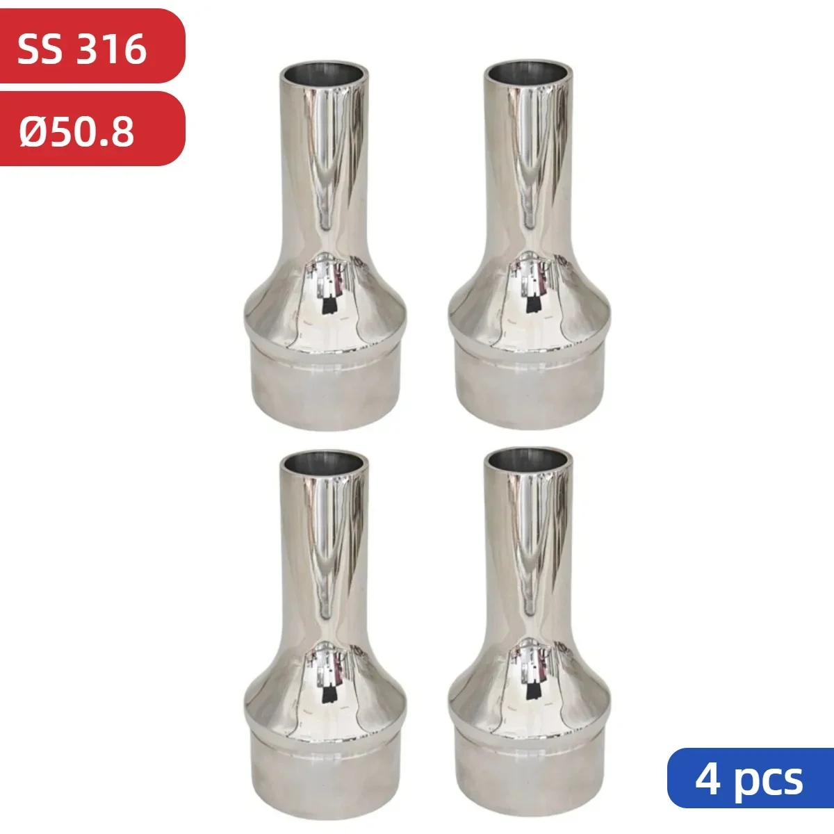 4 PCS Stainless Steel Stair Railing Reducer Handrail Support for Welding Rail Post
4 PCS Stainless Steel Stair Railing Reducer Handrail Support for Welding Rail Post