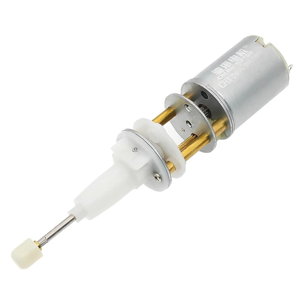 Micro DC 3V/6V Telescopic Rotary Motor Low Speed Permanent Geared Motor for Home Appliance System Toys Telescopic Distance 15mm 
Micro DC 3V/6V Telescopic Rotary Motor Low Speed Permanent Geared Motor for Home Appliance System Toys Telescopic Distance 15mm