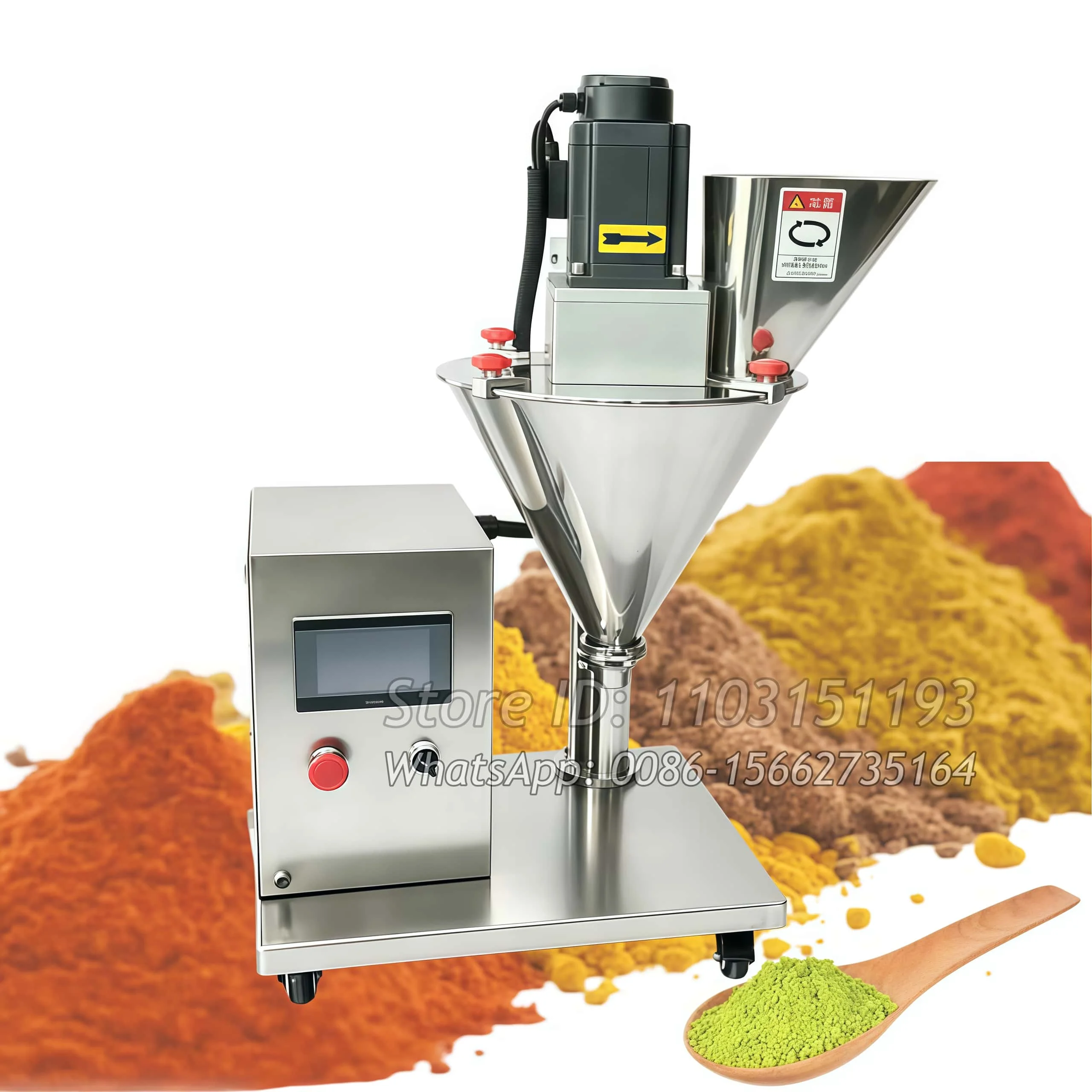 Micro Dosing Auger Filler 1g-500g For Dry Spices Flour Matcha Small Tabletop Powder Filling Machine With Spiral Screw Dispenser
Micro Dosing Auger Filler 1g-500g For Dry Spices Flour Matcha Small Tabletop Powder Filling Machine With Spiral Screw Dispenser