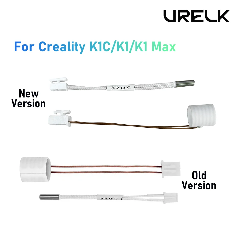 New Version K1C Ceramic Heating Tube Thermistor Temperature Sensor for K1 SE K1 MAX 3D Printer Hotend Accessories Parts
New Version K1C Ceramic Heating Tube Thermistor Temperature Sensor for K1 SE K1 MAX 3D Printer Hotend Accessories Parts