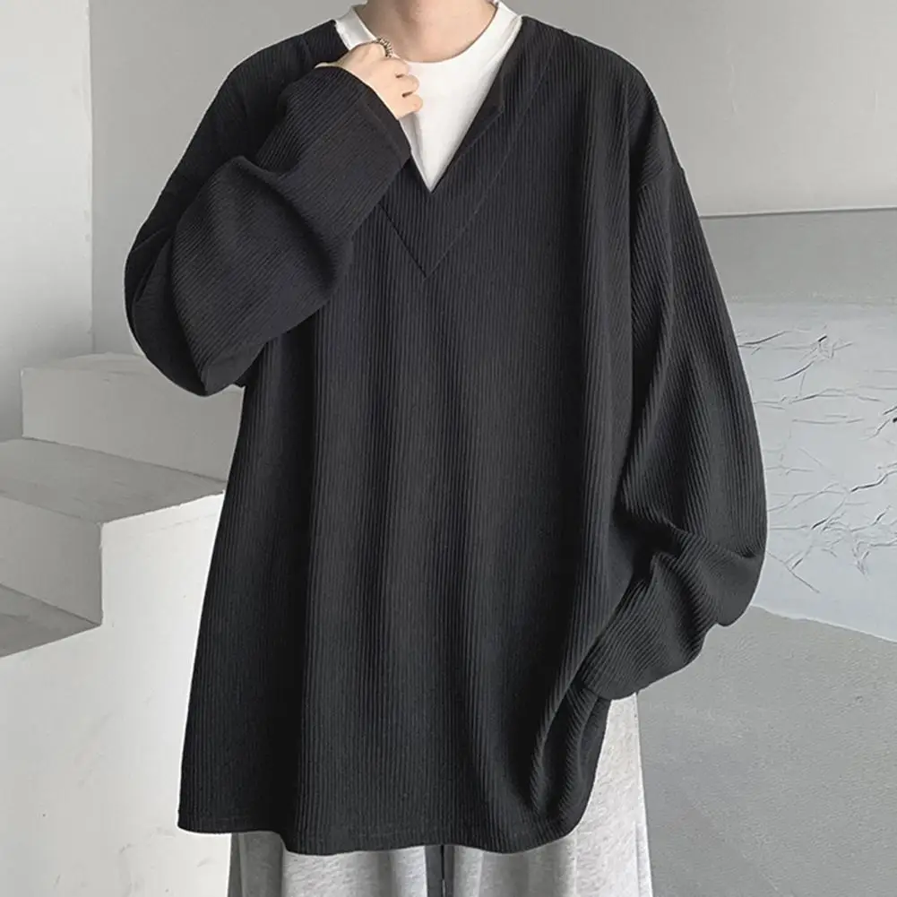 Men Casual Long-sleeved Sweatshirt Men's High Street Style Sweatshirts Trendy Fake Two-piece Patchwork Designs for Spring Autumn
Men Casual Long-sleeved Sweatshirt Men's High Street Style Sweatshirts Trendy Fake Two-piece Patchwork Designs for Spring Autumn