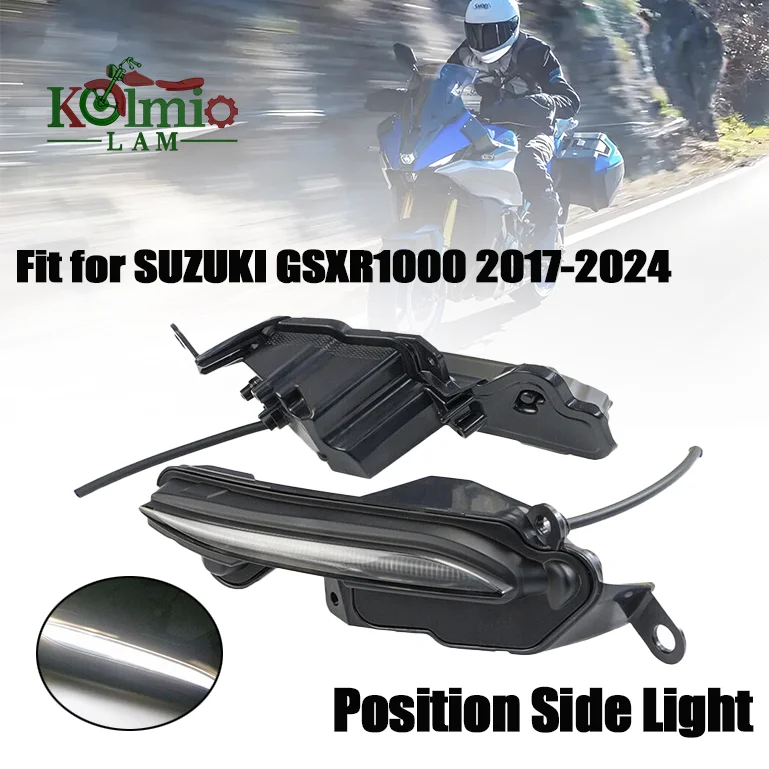 Fit for 2017 - 2023 GSXR1000 Fog Decorative Side Light GSXR 1000 GSX-R1000 L7 L8 L9 L20 K17 2022 2021 2018 LED Front Headlight
Fit for 2017 - 2023 GSXR1000 Fog Decorative Side Light GSXR 1000 GSX-R1000 L7 L8 L9 L20 K17 2022 2021 2018 LED Front Headlight