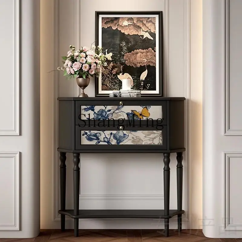 LXY retro solid wood porch cabinet Entry foyer cabinet Extremely narrow corridor decorative cabinet
LXY retro solid wood porch cabinet Entry foyer cabinet Extremely narrow corridor decorative cabinet
