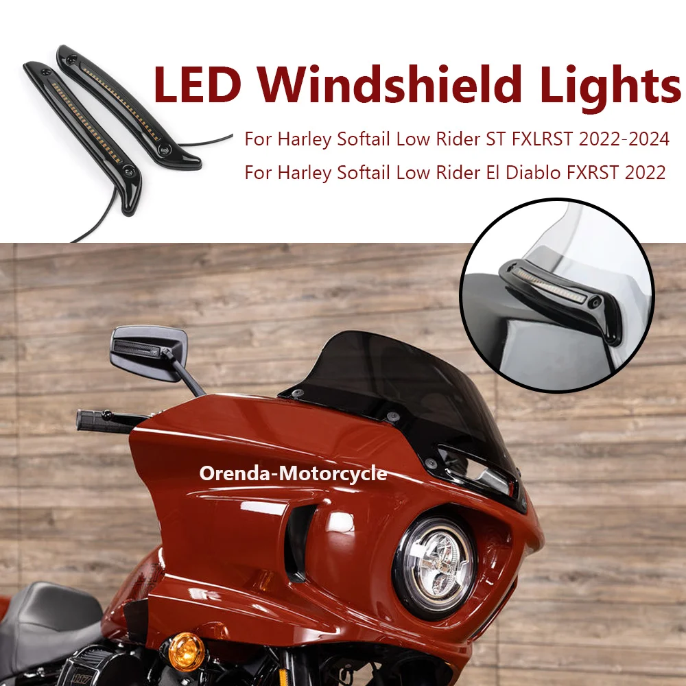 For Harley Softail Low Rider ST New Motorcycle Tracer Windshield Decorative Lamps Daylight Running Lamps and Turn Signal Lamps
For Harley Softail Low Rider ST New Motorcycle Tracer Windshield Decorative Lamps Daylight Running Lamps and Turn Signal Lamps