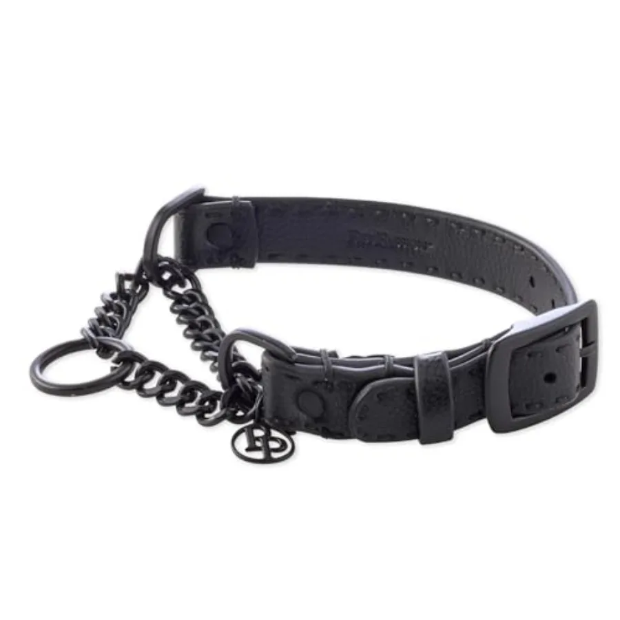 Vegan Leather Martingale Adjustable No-Pull Dog Training Collar for Puppy, Small, Medium, Large Dogs Black, Durable Comfortable
Vegan Leather Martingale Adjustable No-Pull Dog Training Collar for Puppy, Small, Medium, Large Dogs Black, Durable Comfortable