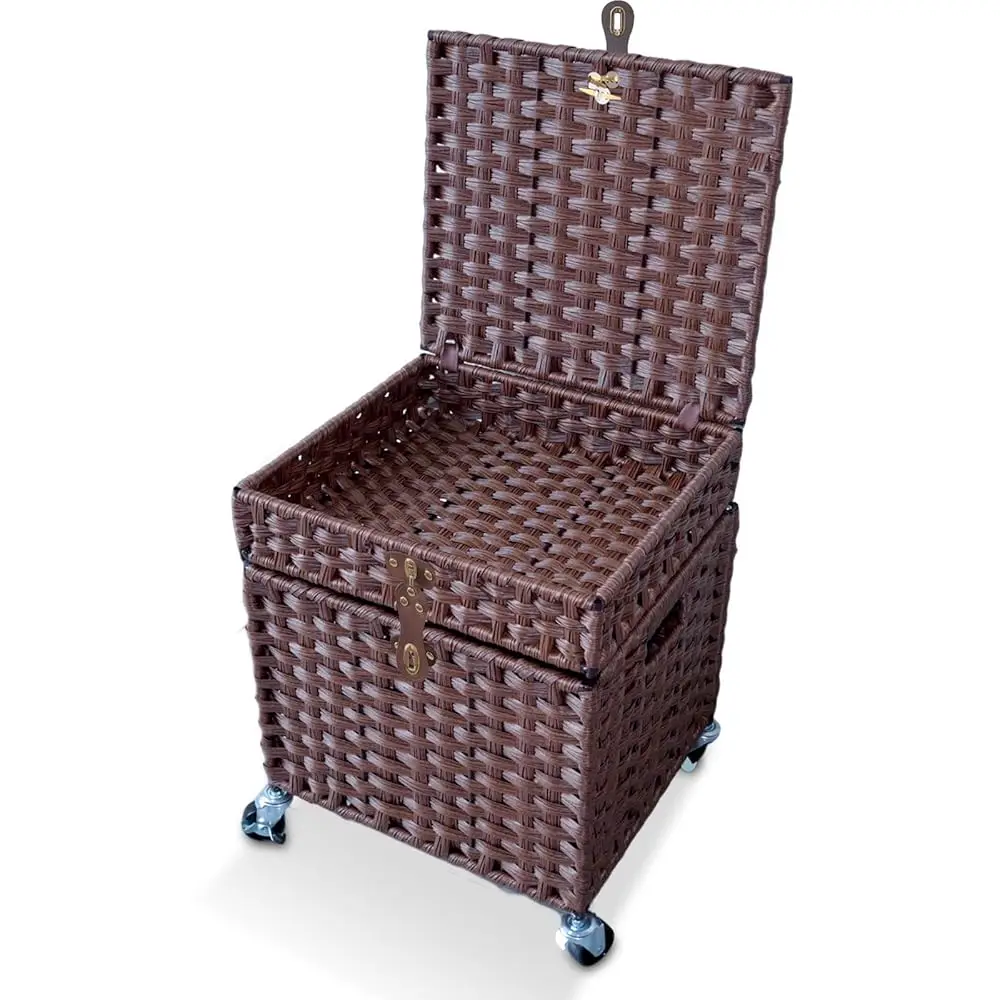 Rolling File Cabinet With Lids, Seagrass File Cabinet Organizer With Wheels, Double Layer Document Storage Box Woven Mobile
Rolling File Cabinet With Lids, Seagrass File Cabinet Organizer With Wheels, Double Layer Document Storage Box Woven Mobile