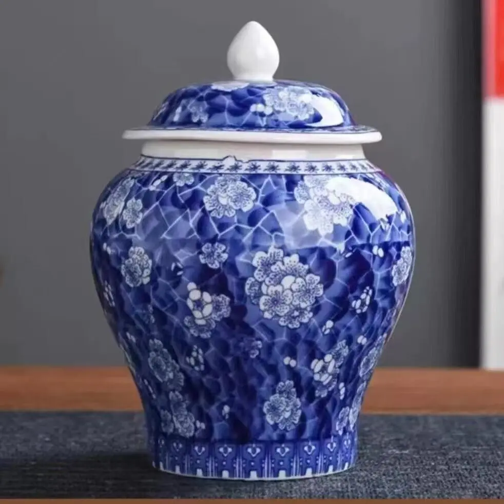 Chinese Blue and White Floral Porcelain Ceramic Vases, Tea Sugar Jar Cont...
Chinese Blue and White Floral Porcelain Ceramic Vases, Tea Sugar Jar Cont...