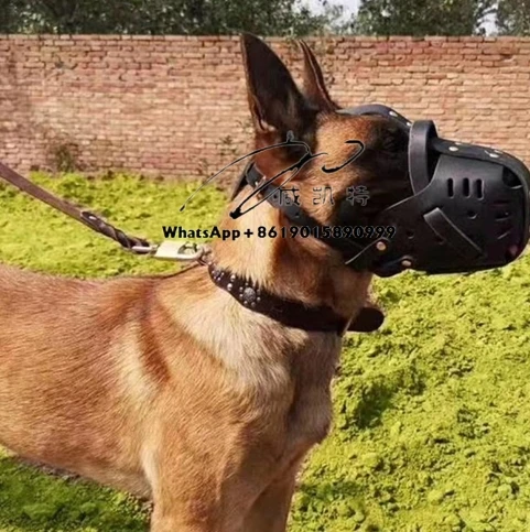 Premium Leather Dog Muzzle for Large Breeds | Anti-Bite & Barking Control Adjustable Mask | Police Training Gear Wholesale
Premium Leather Dog Muzzle for Large Breeds | Anti-Bite & Barking Control Adjustable Mask | Police Training Gear Wholesale