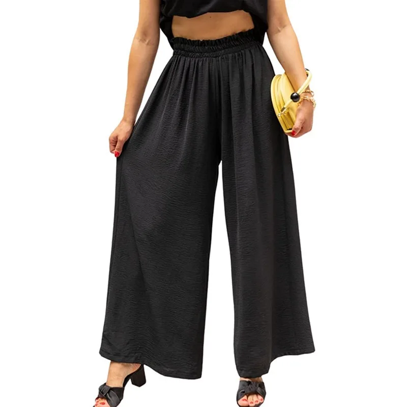 Summer New Women's Cotton Linen Wide Leg Pants Casual Trousers Low Waist Design Comfortable Fit for Mid-Aged Women
Summer New Women's Cotton Linen Wide Leg Pants Casual Trousers Low Waist Design Comfortable Fit for Mid-Aged Women