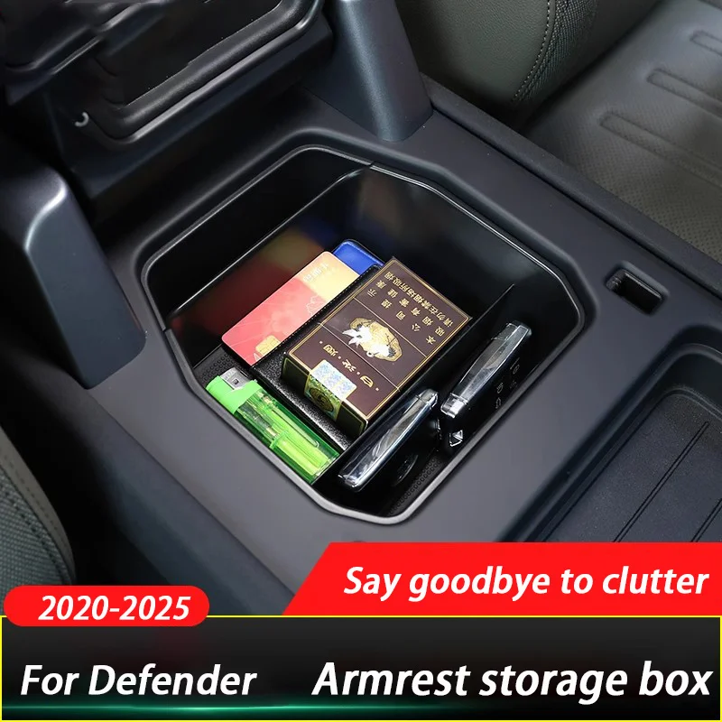 Black ABS For Land Rover Defender 90 110 2020 2021 2022-2025 Car Inner Armrest Storage Box Decoration Cover Trim Car Accessory
Black ABS For Land Rover Defender 90 110 2020 2021 2022-2025 Car Inner Armrest Storage Box Decoration Cover Trim Car Accessory