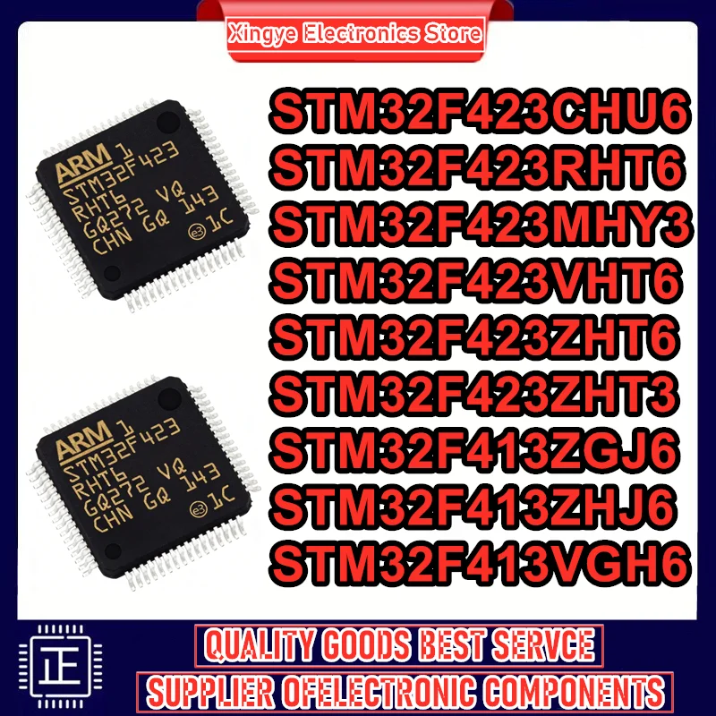 STM32F423CHU6 STM32F423RHT6 STM32F423MHY3 STM32F423VHT6 STM32F423ZHT6 STM32F423ZHT3 STM32F413ZGJ6 STM32F413ZHJ6 STM32F413VGH6 IC
STM32F423CHU6 STM32F423RHT6 STM32F423MHY3 STM32F423VHT6 STM32F423ZHT6 STM32F423ZHT3 STM32F413ZGJ6 STM32F413ZHJ6 STM32F413VGH6 IC