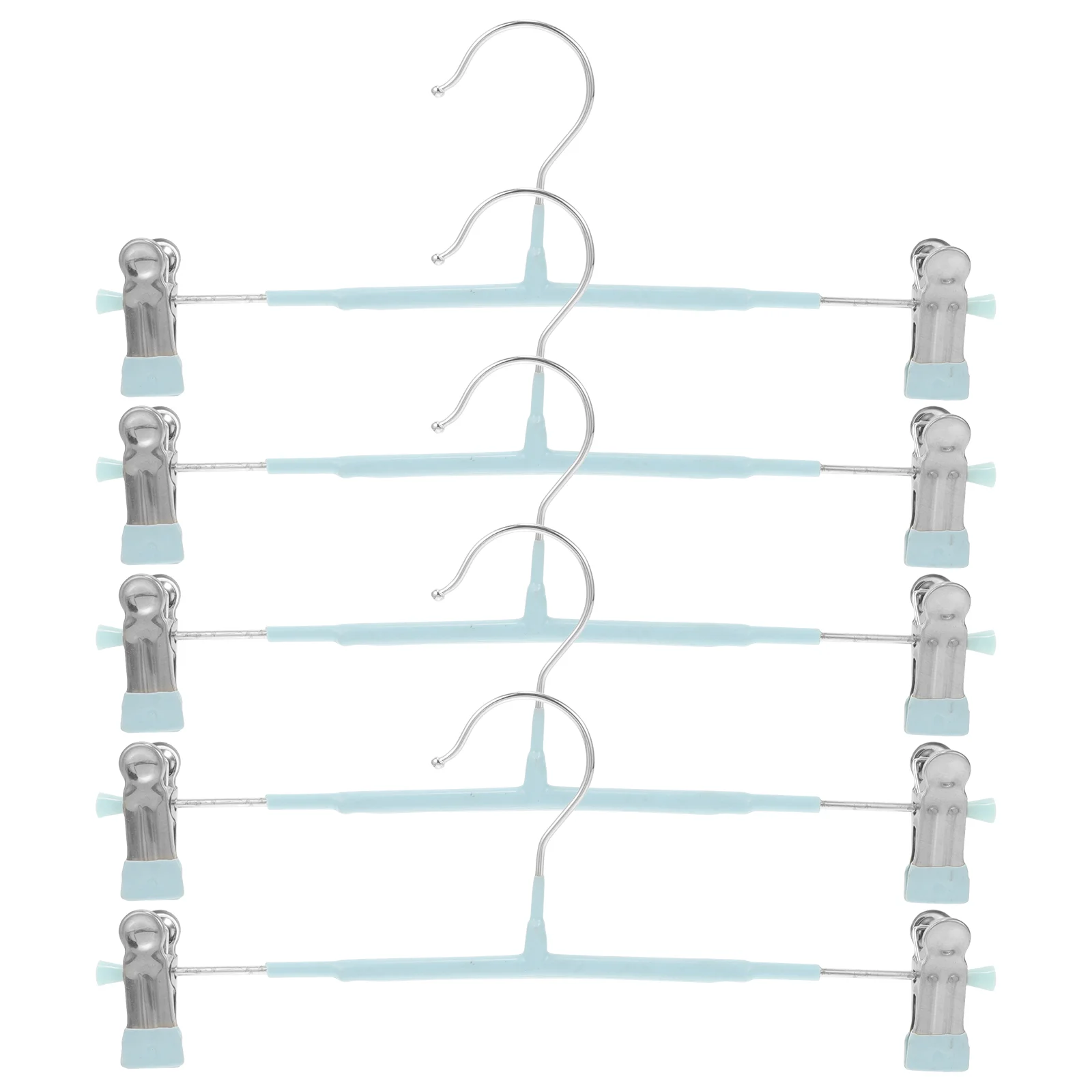 5 Pcs Baby Hangers Double Clip Skirt Pants Telescopic Kid Aldult with Clips Blue Non-slip Child
5 Pcs Baby Hangers Double Clip Skirt Pants Telescopic Kid Aldult with Clips Blue Non-slip Child