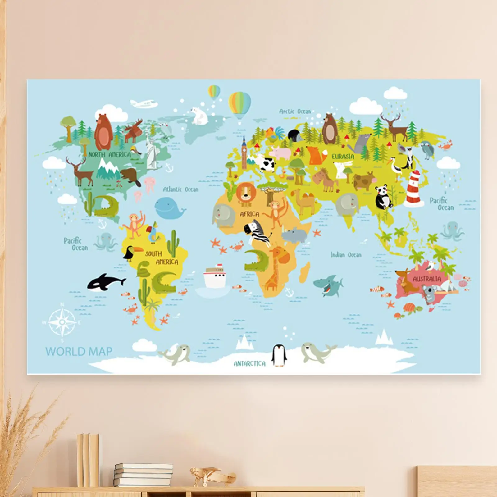 Карта животного мира, стикер на стену, настенный декор, съемные леса, дикие джунгли, съемный
Карта животного мира, стикер на стену, настенный декор, съемные леса, дикие джунгли, съемный