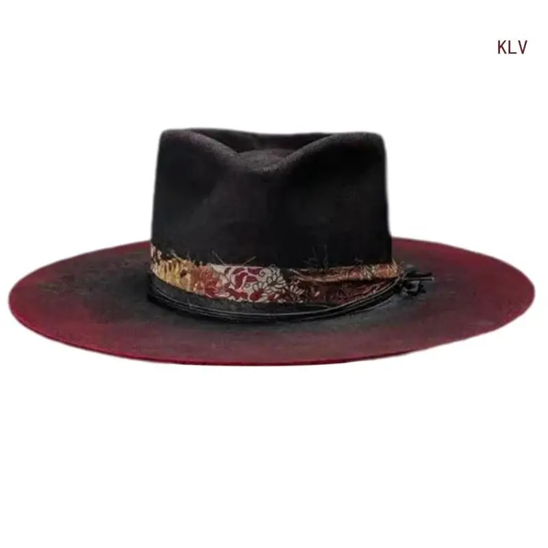 Distressed Western Hat Cosplay Costume Hat Stage Show Props Hat Halloween Costume Woven Belt Hat Halloween Party Supply
Distressed Western Hat Cosplay Costume Hat Stage Show Props Hat Halloween Costume Woven Belt Hat Halloween Party Supply
