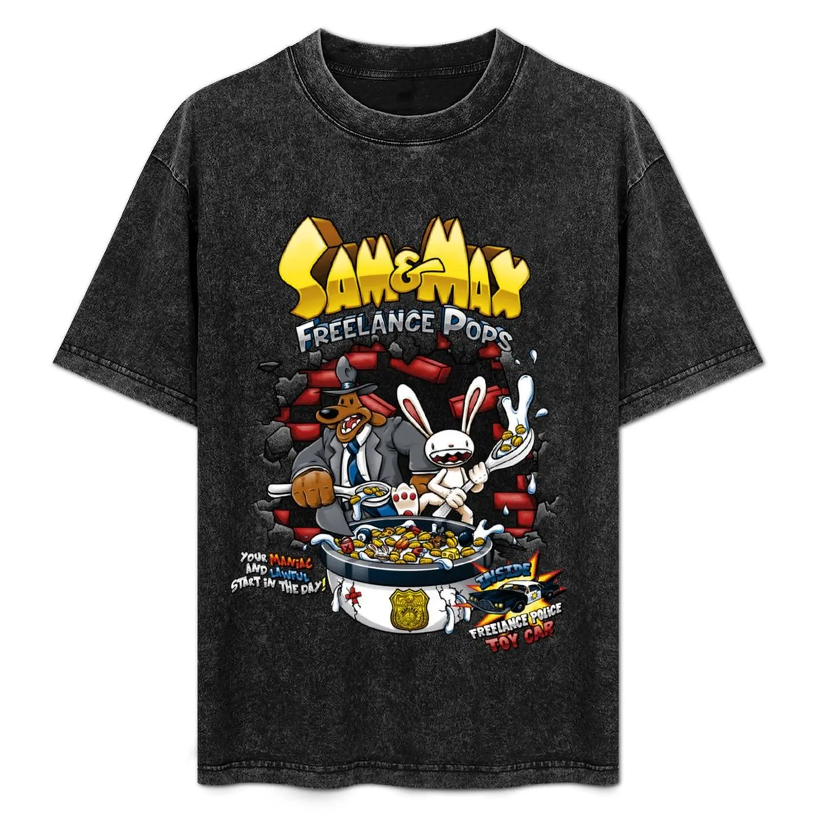 Футболка Sam & Max Freelance Pops, повседневная свободная футболка для ежедневной носки
Футболка Sam & Max Freelance Pops, повседневная свободная футболка для ежедневной носки