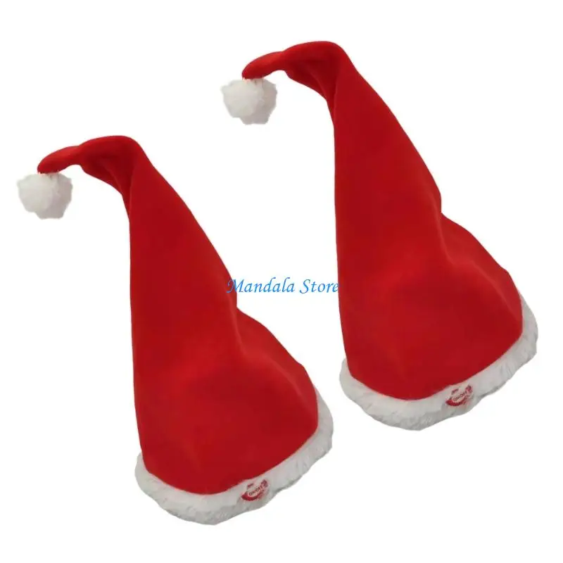 U2JC 2PCS Electric Singing Santa Hat Interactive Motion Design Festival PP Cotton Holiday Decorations for Kids and Adults
U2JC 2PCS Electric Singing Santa Hat Interactive Motion Design Festival PP Cotton Holiday Decorations for Kids and Adults