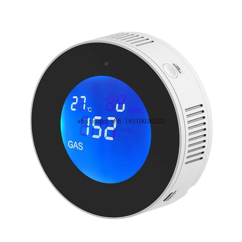 Wifi Smart LPG Natural Alarm Combustible Leak Detector LCD Display Smart Life App Message Push Auto Close Valve
Wifi Smart LPG Natural Alarm Combustible Leak Detector LCD Display Smart Life App Message Push Auto Close Valve