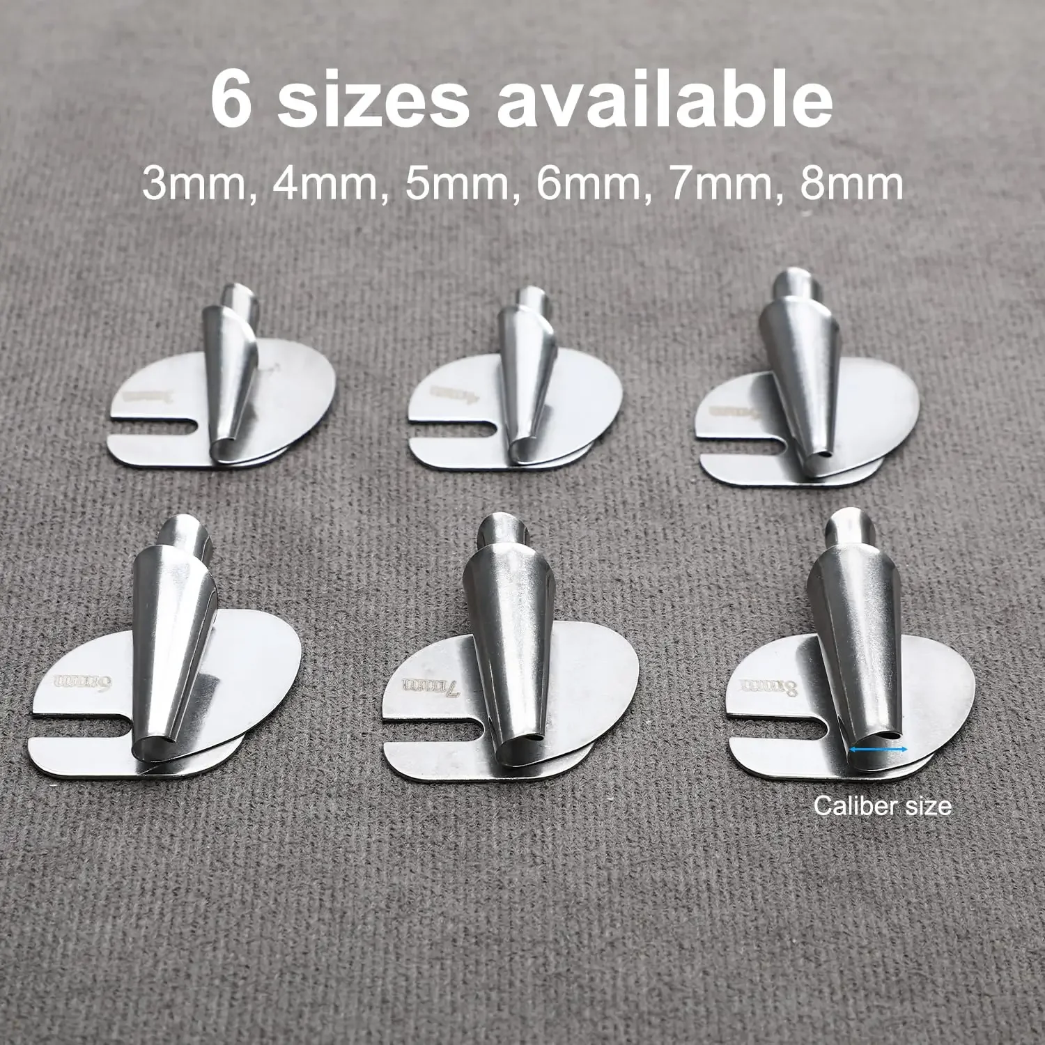 6pcs 3~8mm Stainless Steel Sewing Rolled Hemmer Foot Durable Sewing Machine Presser Foot DIY Crafts Hemming Puller Accessories
6pcs 3~8mm Stainless Steel Sewing Rolled Hemmer Foot Durable Sewing Machine Presser Foot DIY Crafts Hemming Puller Accessories