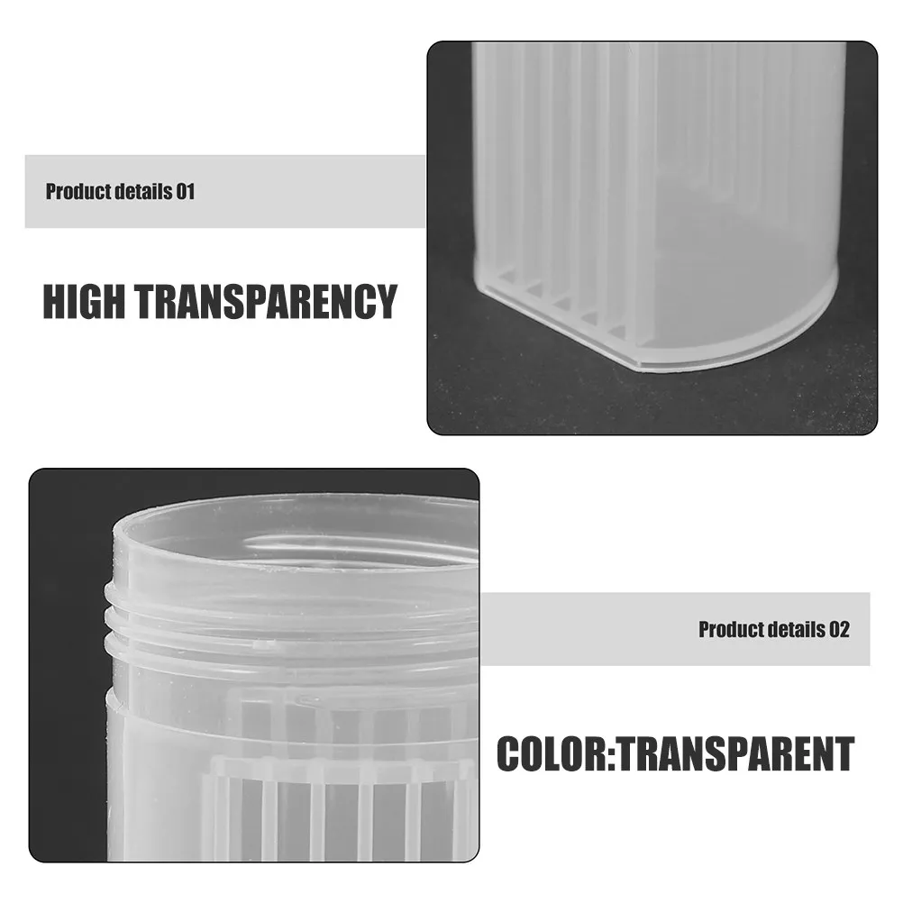 2Pcs High Transparency Coplin Staining Jars, 5-Slide Staining Rack with Lid, Plastic Staining Tank for Laboratory Medical
2Pcs High Transparency Coplin Staining Jars, 5-Slide Staining Rack with Lid, Plastic Staining Tank for Laboratory Medical