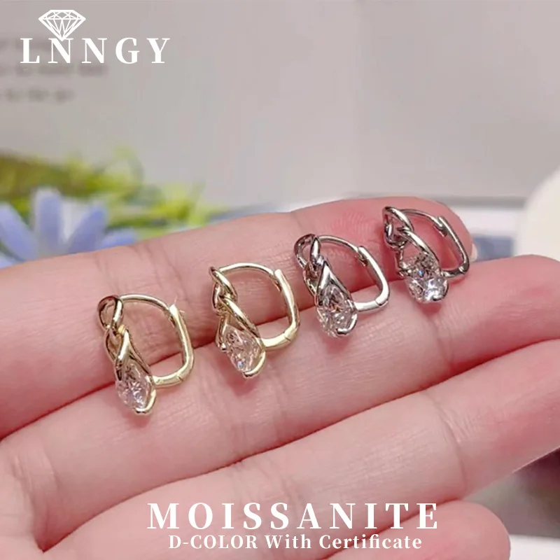 Lnngy Korean INS Huggies Earring 925 Sterling Silver Solitaire 6.5mm Moissanite Hoop Earrings For Women 2026 Trend Jewelry Gift
Lnngy Korean INS Huggies Earring 925 Sterling Silver Solitaire 6.5mm Moissanite Hoop Earrings For Women 2026 Trend Jewelry Gift