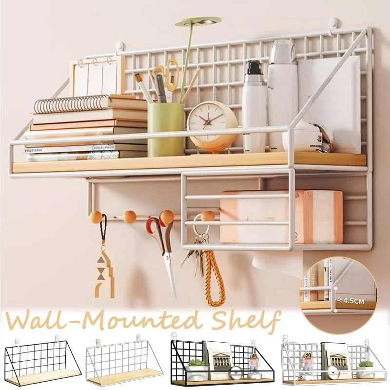 1Pc Premium Wall Hanging Grid Storage Rack Punch-Free Iron Basket Partition Shelf for College Dorm Bedroom Bathroom Decoration
1Pc Premium Wall Hanging Grid Storage Rack Punch-Free Iron Basket Partition Shelf for College Dorm Bedroom Bathroom Decoration