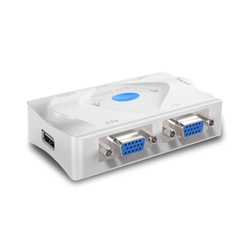 Hot Selling 2 Port Usb Kvm Switch Selector Box 2 in 1 Out, MT-VIKI Desktop 2 Port USB KVM Switch VGA
Hot Selling 2 Port Usb Kvm Switch Selector Box 2 in 1 Out, MT-VIKI Desktop 2 Port USB KVM Switch VGA