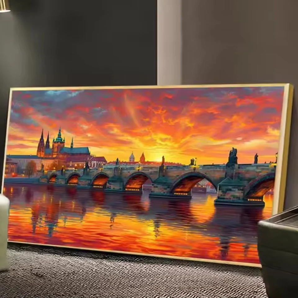 World Famous Building Prague Bridge Aesthetic Sunset Diamond Embroidery Picture Of Rhinestones Full Square Mosaic home decor
World Famous Building Prague Bridge Aesthetic Sunset Diamond Embroidery Picture Of Rhinestones Full Square Mosaic home decor