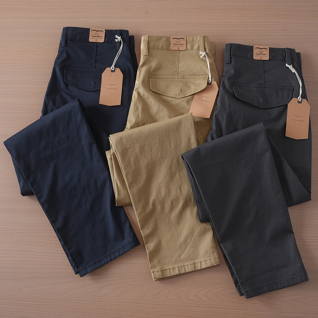 2025 Spring Summer New American Retro Thin Micro Stretch Casual Pants Men's Simple 97% Cotton Business Commute Straight Trousers
2025 Spring Summer New American Retro Thin Micro Stretch Casual Pants Men's Simple 97% Cotton Business Commute Straight Trousers