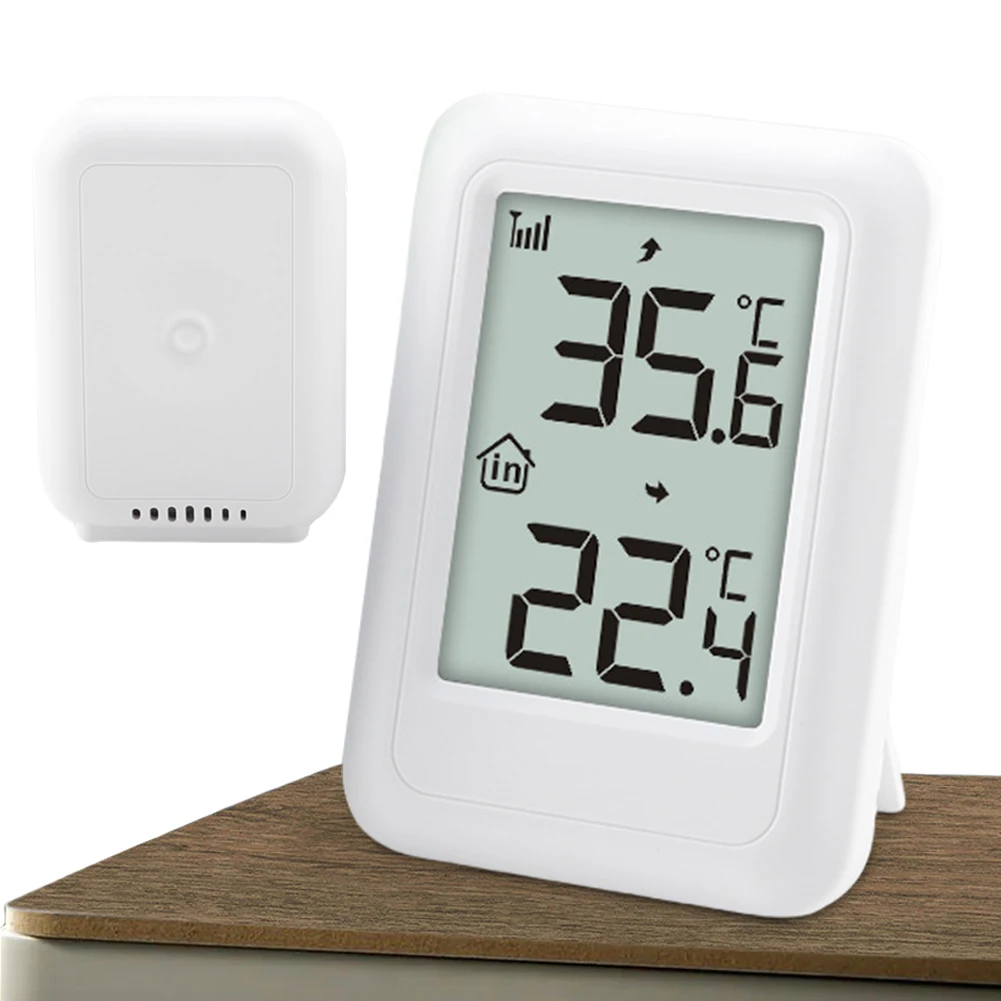 Wireless Thermometer with Hanging Hole Temperature Humidity Meter with Support Frame Digital Thermometer for Home Office
Wireless Thermometer with Hanging Hole Temperature Humidity Meter with Support Frame Digital Thermometer for Home Office