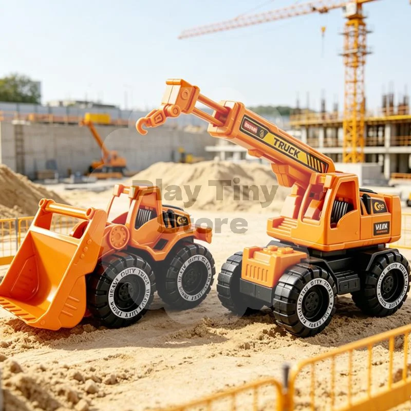 Smash-Proof Inertial Construction Toy Set Early Educational Digger Bulldozer Tipper for Kids Indoor Outdoor Play
Smash-Proof Inertial Construction Toy Set Early Educational Digger Bulldozer Tipper for Kids Indoor Outdoor Play