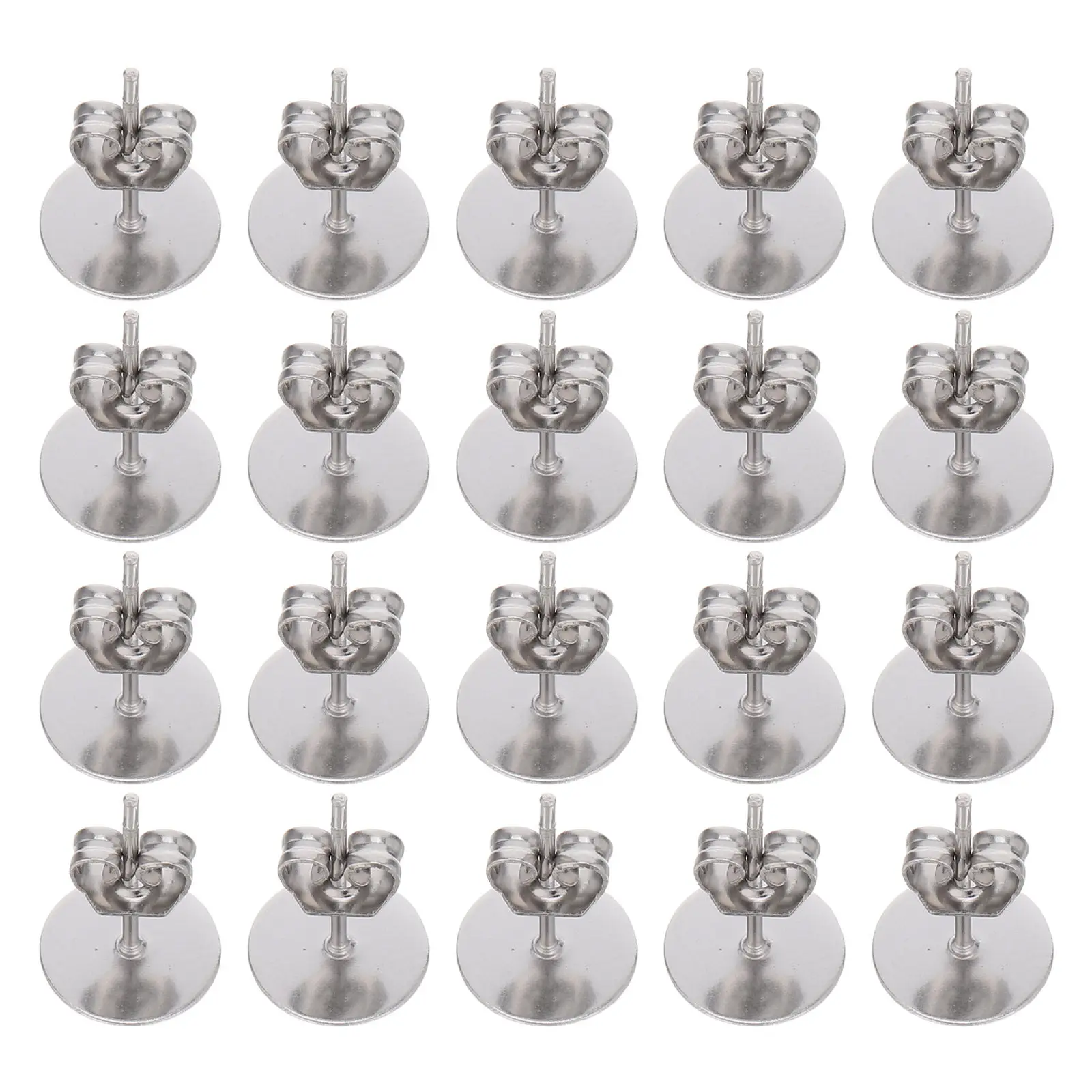 200Sets Hypoallergenic Stainless Steel Flat Pad Earring Posts Stud Findings for Daily Wear DIY Jewelry Crafting Comfortable
200Sets Hypoallergenic Stainless Steel Flat Pad Earring Posts Stud Findings for Daily Wear DIY Jewelry Crafting Comfortable