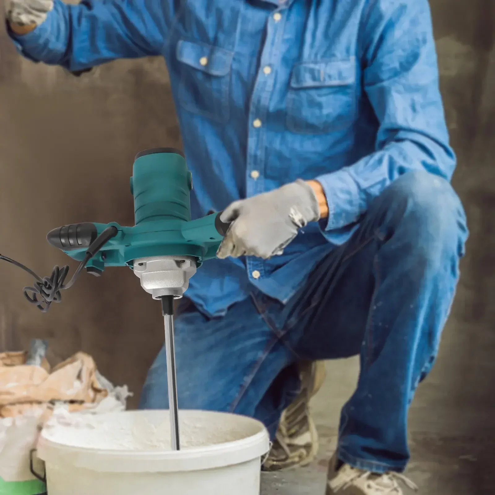 Handheld Portable Electric Cement Mixer – Efficient Drywall Mortar Mixing Drill for Concrete and Construction Use
Handheld Portable Electric Cement Mixer – Efficient Drywall Mortar Mixing Drill for Concrete and Construction Use