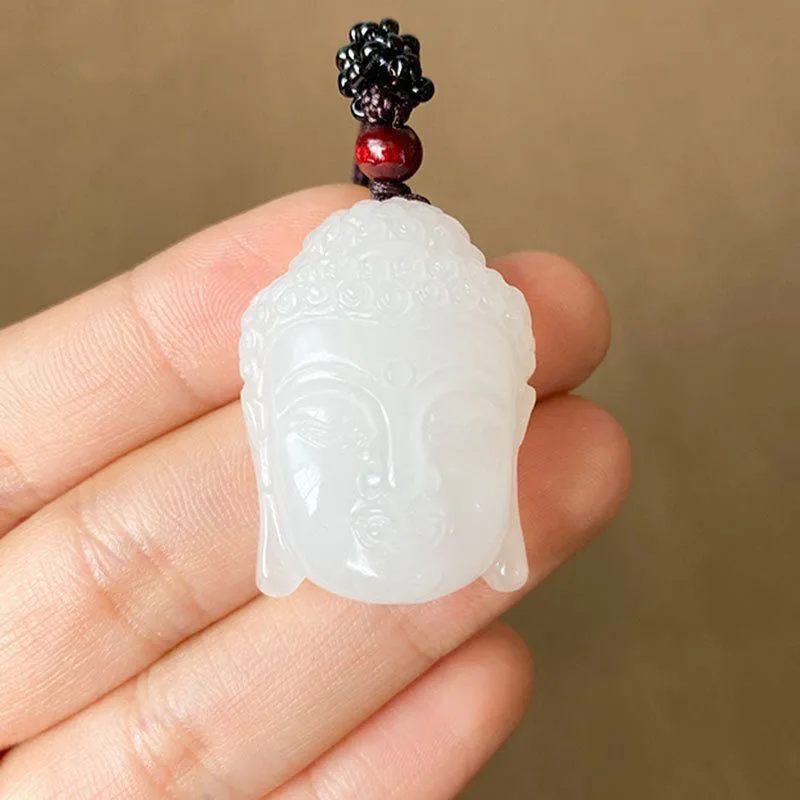 Afghanistan Jade Buddha Head Pendant Sakyamuni Buddha Head Jade Pendant
Afghanistan Jade Buddha Head Pendant Sakyamuni Buddha Head Jade Pendant