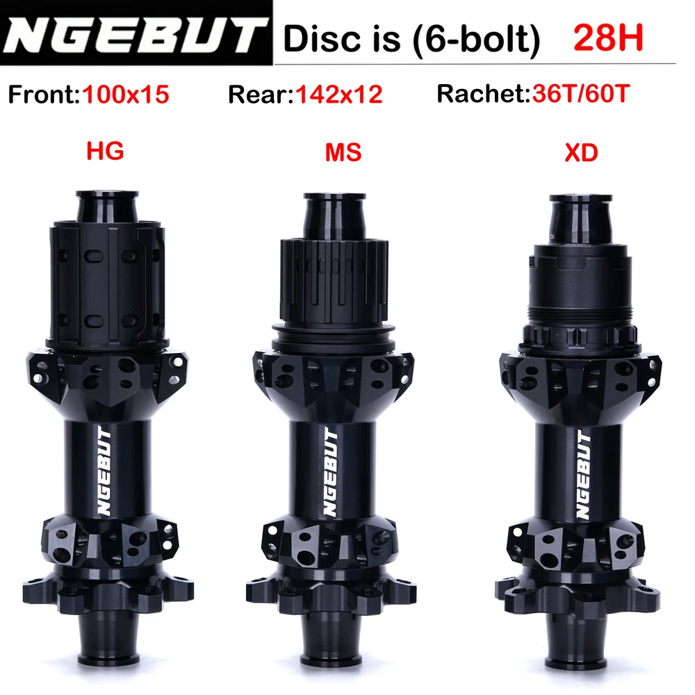 NGEBUT MTB Bike Disc Hub Straightpull 28 Hole for SHIMANO/HG SRAM XD/MS Disc is(6-bolt) Thru Axle 100x15 142x12 ENDURO
NGEBUT MTB Bike Disc Hub Straightpull 28 Hole for SHIMANO/HG SRAM XD/MS Disc is(6-bolt) Thru Axle 100x15 142x12 ENDURO