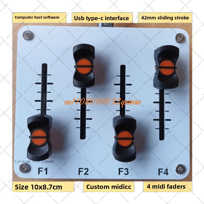 4-канальный MIDI-контроллер с фейдерами 42 мм, USB-интерфейсом и программным обеспечением для музыкальных хостов
4-канальный MIDI-контроллер с фейдерами 42 мм, USB-интерфейсом и программным обеспечением для музыкальных хостов