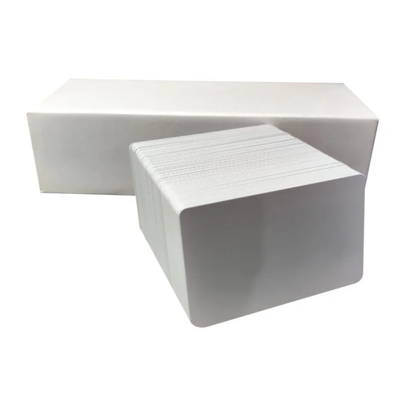 100pcs Printable Cr80 Sublimation Plastic White Id Business Blank Pvc Card Customized
100pcs Printable Cr80 Sublimation Plastic White Id Business Blank Pvc Card Customized