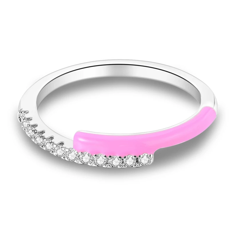 Original 925 Sterling Silver Ring Simple Pink Line Rings For Women Girls Jewelry Birthday Anniversary Gifts
Original 925 Sterling Silver Ring Simple Pink Line Rings For Women Girls Jewelry Birthday Anniversary Gifts