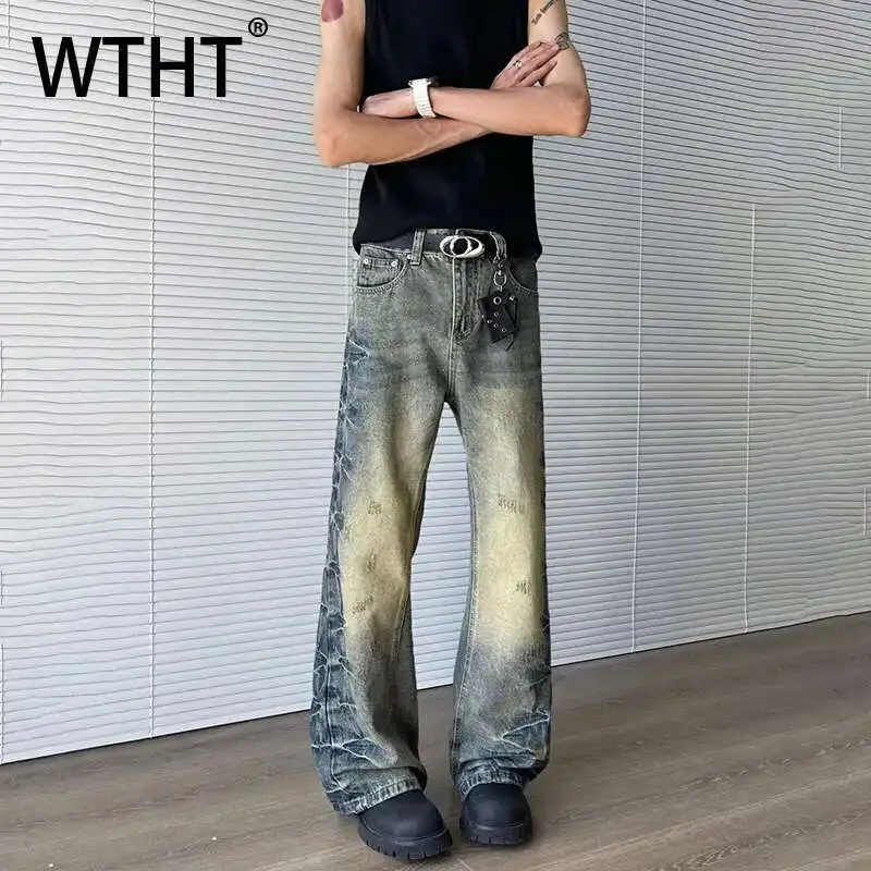 WTHT Fashion Men’s Wash Gradient High Street Denim Pants Vintage Summer High-waisted Wide Leg Straight Jeans Male 2A0027
WTHT Fashion Men’s Wash Gradient High Street Denim Pants Vintage Summer High-waisted Wide Leg Straight Jeans Male 2A0027