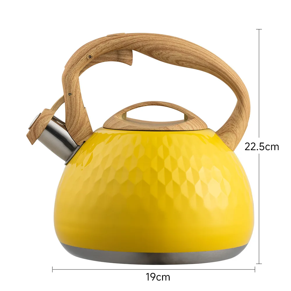 HXL milk yellow hammer whistle kettle tea coffee kettle
HXL milk yellow hammer whistle kettle tea coffee kettle