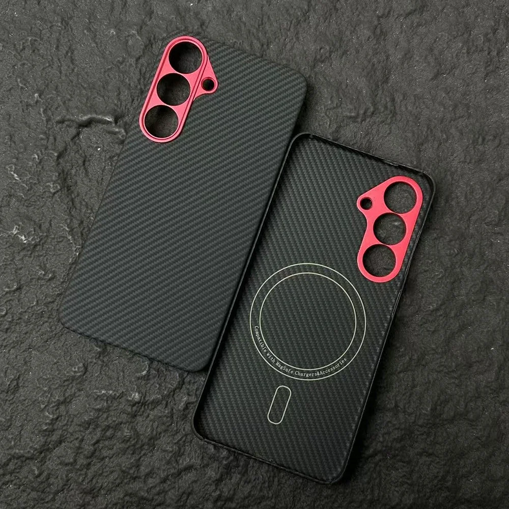 Magnetic Real 600D Aramid Fiber Phone Case for Samsung Galaxy S25 for Magsafe Carbon Cover for Galaxy S25 S25 Plus Case Luxury
Magnetic Real 600D Aramid Fiber Phone Case for Samsung Galaxy S25 for Magsafe Carbon Cover for Galaxy S25 S25 Plus Case Luxury