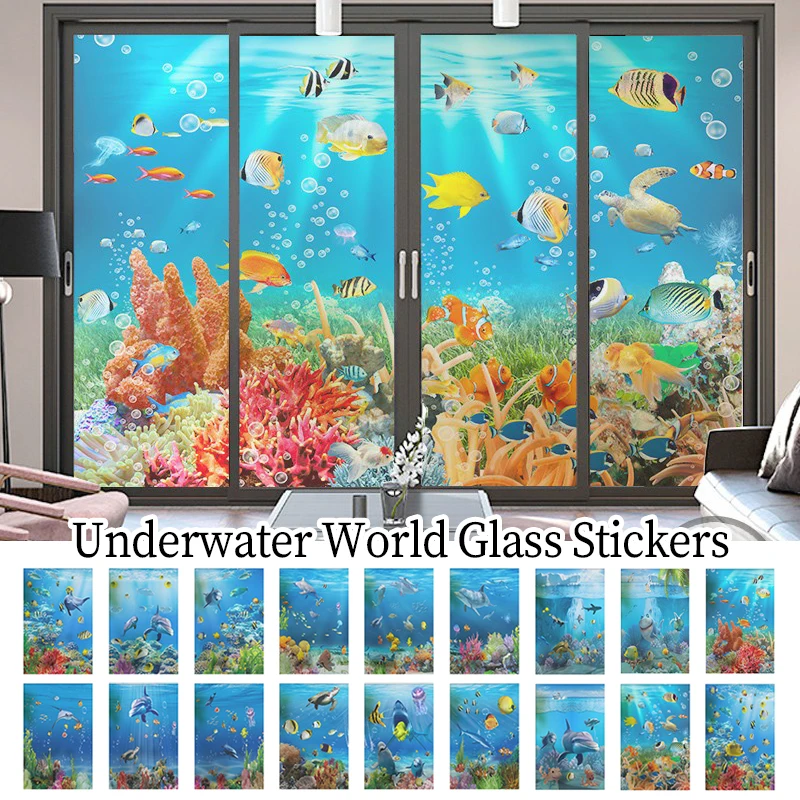 Sea Pattern World Glass Window Film Static Cling Frosted Sticker Children Room Bathroom Decor Privacy Stained Glass Film
Sea Pattern World Glass Window Film Static Cling Frosted Sticker Children Room Bathroom Decor Privacy Stained Glass Film
