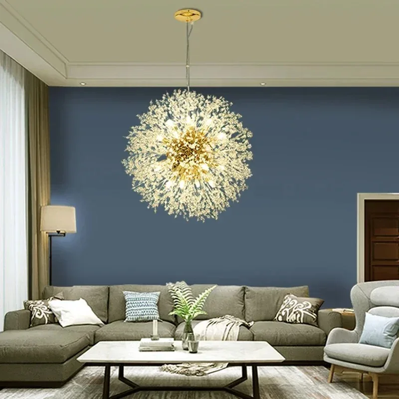 Danish Crystal Lampshade Ceiling Chandelier Minimalist Creative Pendant Lamp Live Room Bedroom Restaurant LED Lighting Fixtures 
Danish Crystal Lampshade Ceiling Chandelier Minimalist Creative Pendant Lamp Live Room Bedroom Restaurant LED Lighting Fixtures