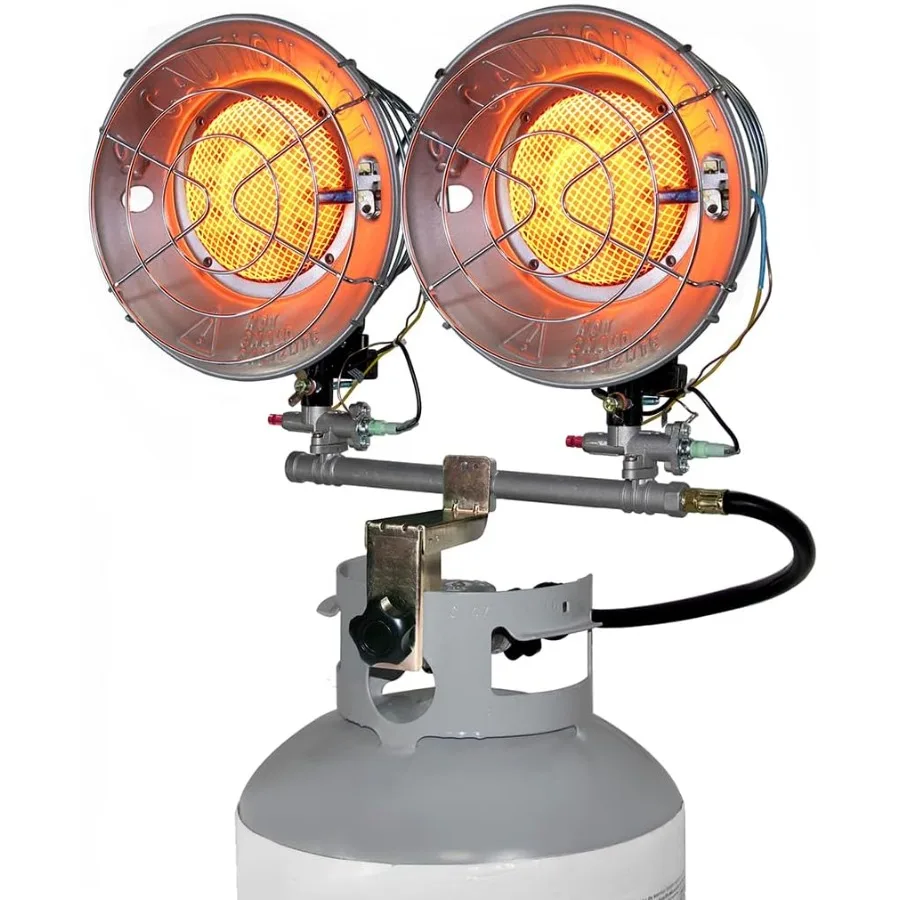 Удобная шестерня, двойная бака, портативный пропановый излучающий обогреватель, 30 000 БТЕ, мгновенное инфракрасное тепло для работы, гаража, рабочего пространства
Удобная шестерня, двойная бака, портативный пропановый излучающий обогреватель, 30 000 БТЕ, мгновенное инфракрасное тепло для работы, гаража, рабочего пространства