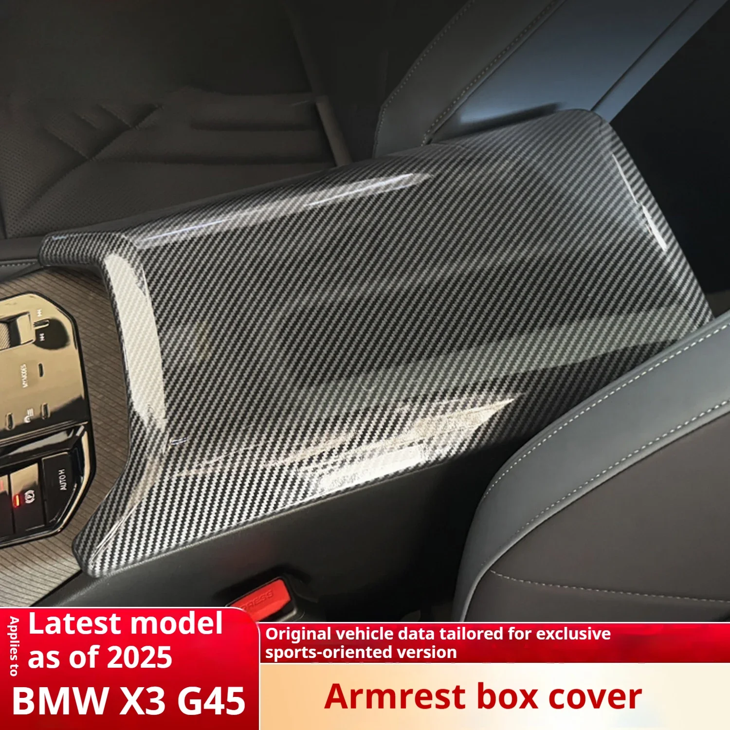 For 2025 BMW X3 G45 2025 ABS Carbon central control armrest box protective cover carbon fiber pattern Car interior accessories
For 2025 BMW X3 G45 2025 ABS Carbon central control armrest box protective cover carbon fiber pattern Car interior accessories