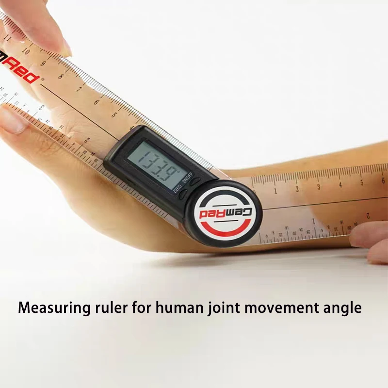 Protractor Body joints measure digital Angle ruler Rehabilitation progress Knee joint curvature elbow wrist Medical use clinica
Protractor Body joints measure digital Angle ruler Rehabilitation progress Knee joint curvature elbow wrist Medical use clinica
