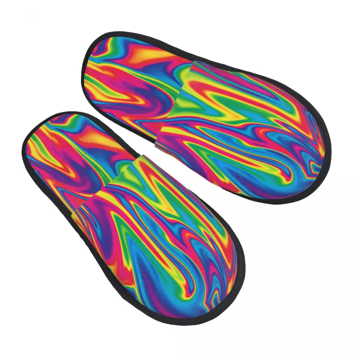 Custom Abstract Wavy Psychedelic Memory Foam Slippers Women Cozy Warm House Slippers
Custom Abstract Wavy Psychedelic Memory Foam Slippers Women Cozy Warm House Slippers